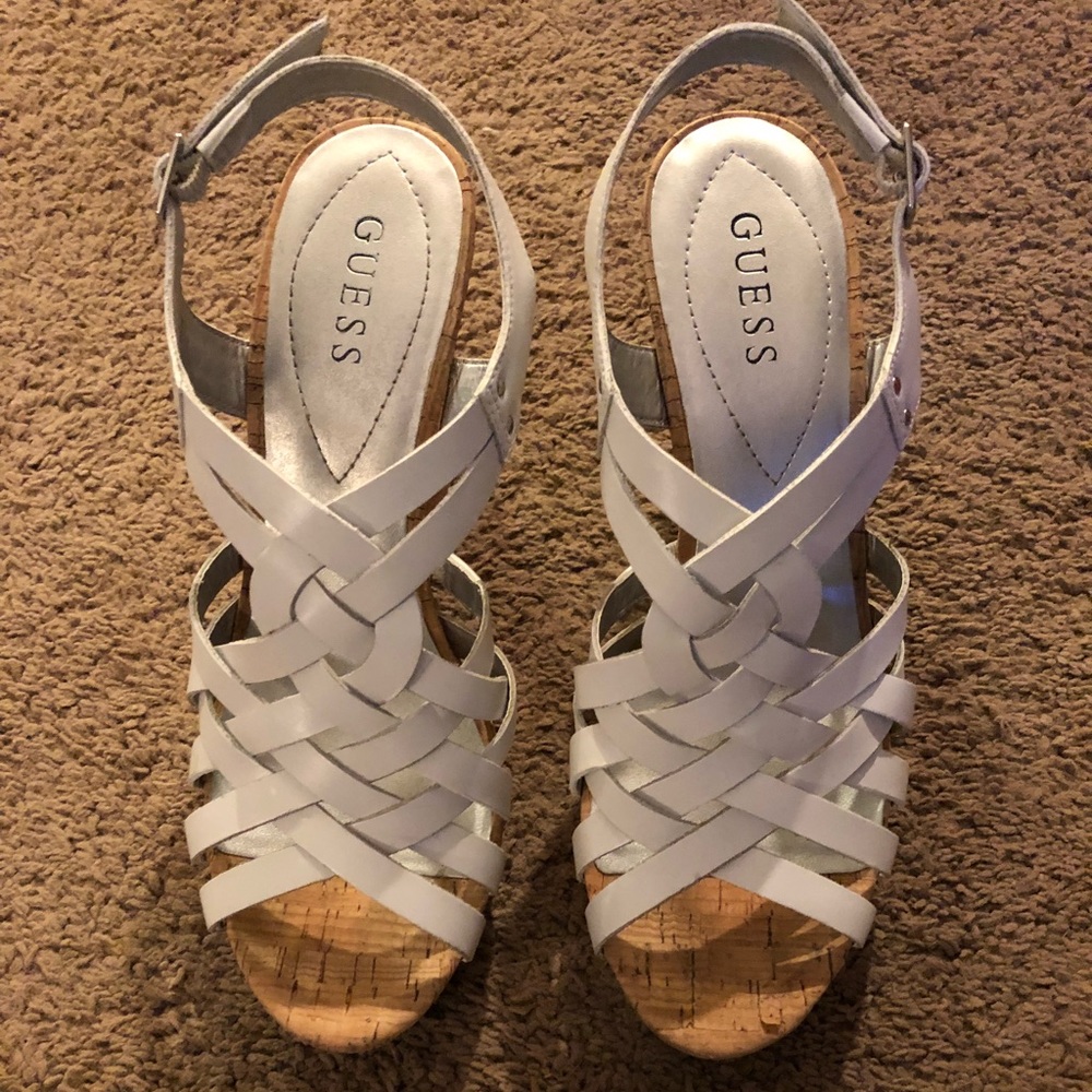 Guess Heel Cork Wedges